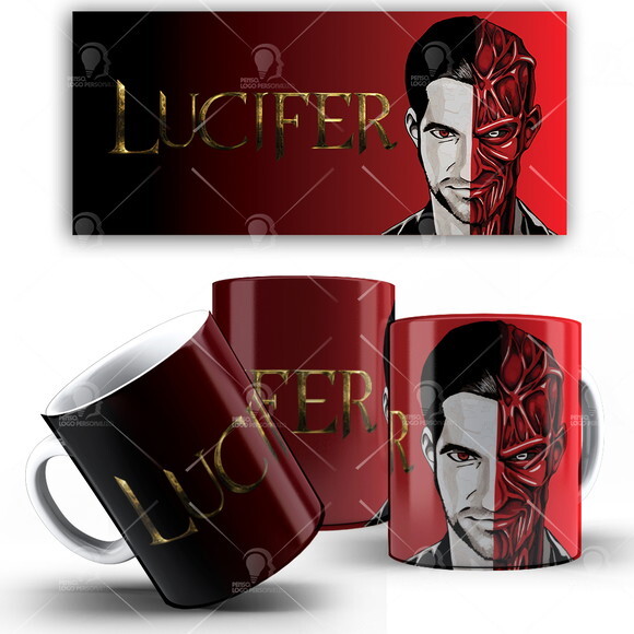 Caneca Lúcifer série Netflix + Caixinha Mod 003