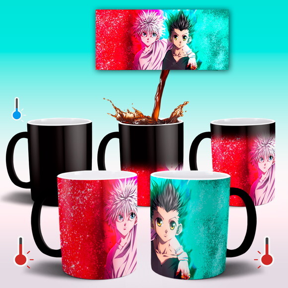 Caneca Mágica + Almofada Hunter x Hunter