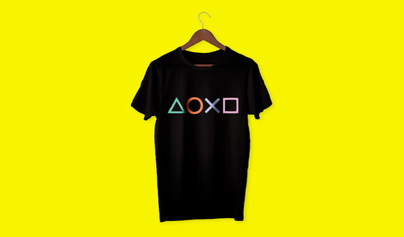 Caneca Mágica + Kit Camiseta Playstation Sony com Nome