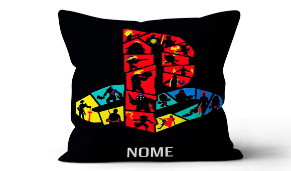 Caneca Mágica + Kit Camiseta Playstation Sony com Nome