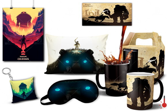 Caneca Mágica + Kit Game Jogo Shadow Of The Colossus - Md 02