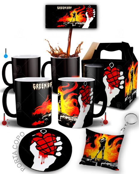 Caneca Mágica + kit Green Day com Nome