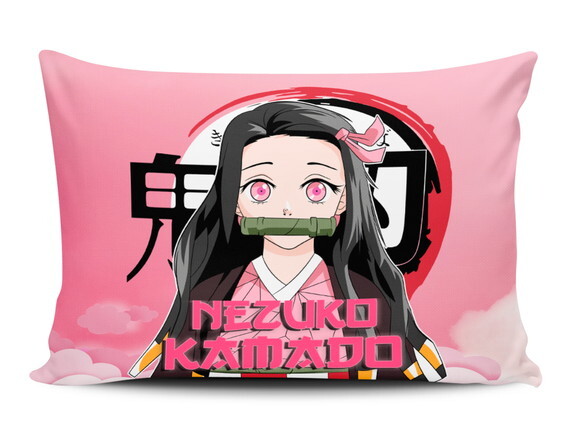 Caneca Mágica + Kit Nezuko Demon Slayer com Nome