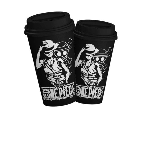 Caneca Mágica + Kit One Piece Luffy com Nome