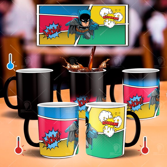 Caneca Mágica + Kit personalizado Batman Funko
