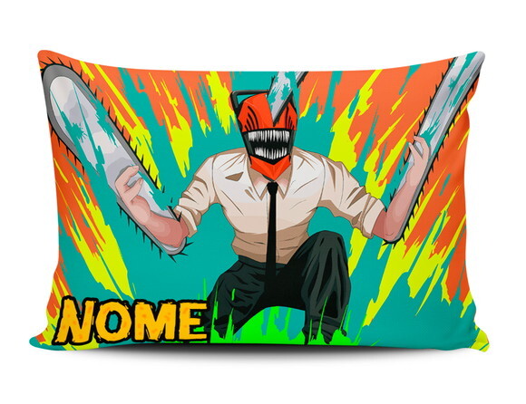Caneca Mágica + Kit Personalizado Chainsaw Man com Nome