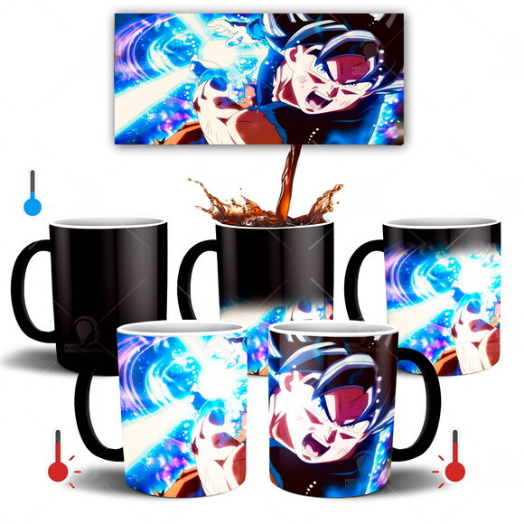 Caneca Mágica + Kit personalizado Dragon Ball Super Goku