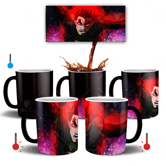 Caneca Mágica + Kit personalizado Gai sensei vs Madara