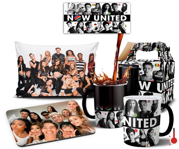 Caneca Mágica + Kit Personalizado Grupo Now United - Mod 001