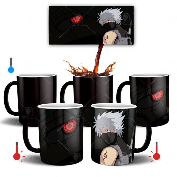 Caneca Mágica + Kit personalizado Hatake Kakashi