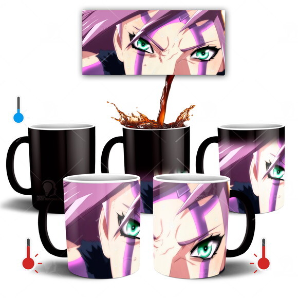 Caneca Mágica + Kit personalizado Sakura Haruno Mod 002