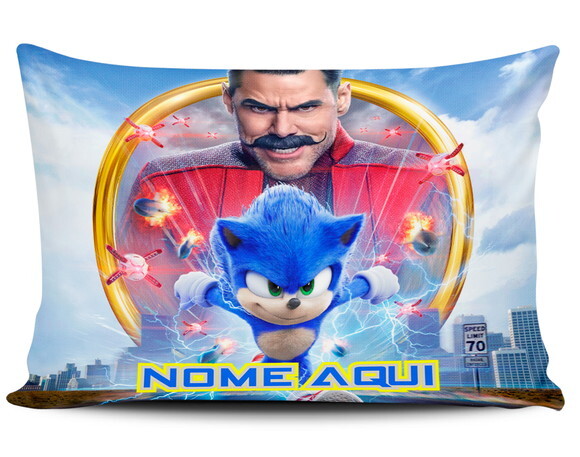 Caneca Mágica + Kit Personalizado Sonic com seu Nome