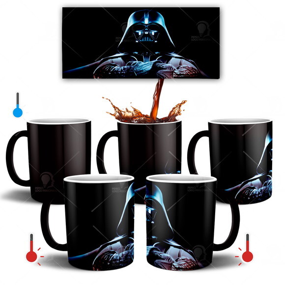 Caneca Mágica + Kit personalizado Star Wars Darth Vader