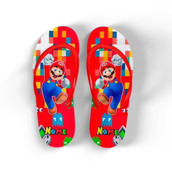 Caneca Mágica + kit Personalizado Super Mário com Nome