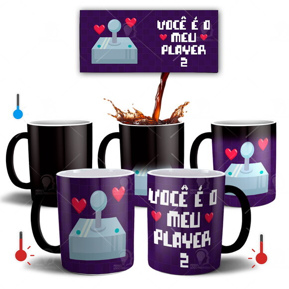Caneca Mágica + Kit Presente de Namoro Casal Noivos - Mod 02