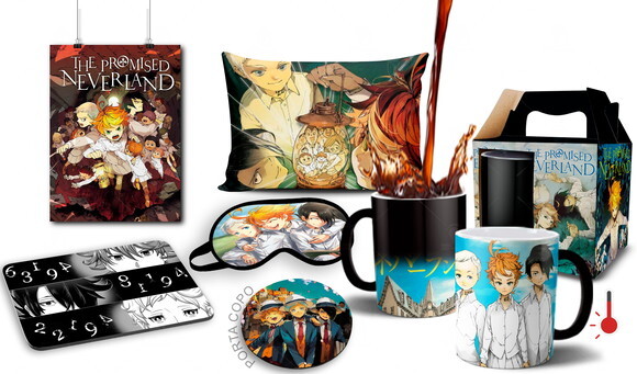 Caneca Mágica + kit The promised neverland