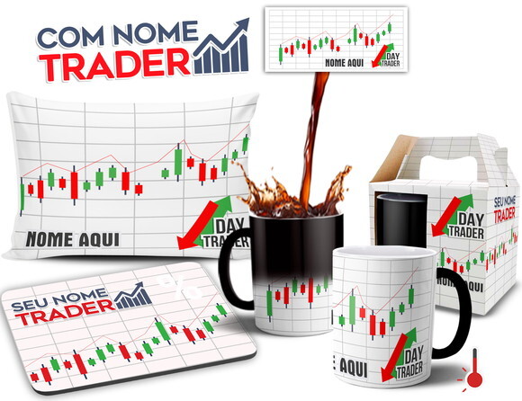 Caneca Mágica + Profissão Day Trade com Nome - Mod 002