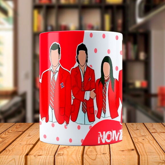 Caneca Mágica Banda Rbd Rebelde Personalize com Nome