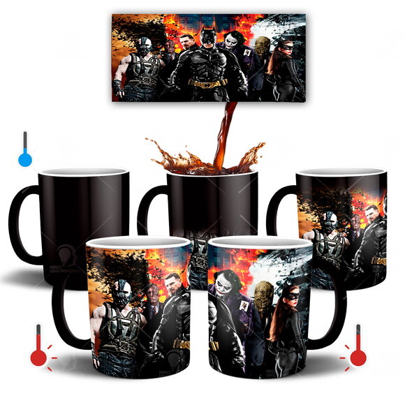Caneca Mágica Batman Cavaleiros das Trevas Filmes