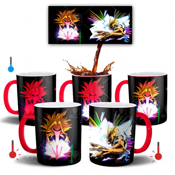 Caneca Mágica Boku No Hero All Might One For All 100%