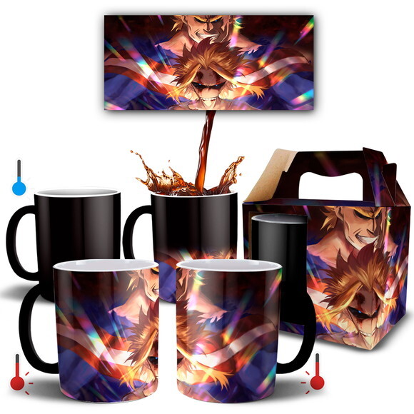 Caneca Mágica Boku No Hero All Might One For All 100%