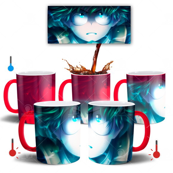 Caneca Mágica Boku No Hero Midoriya Deku