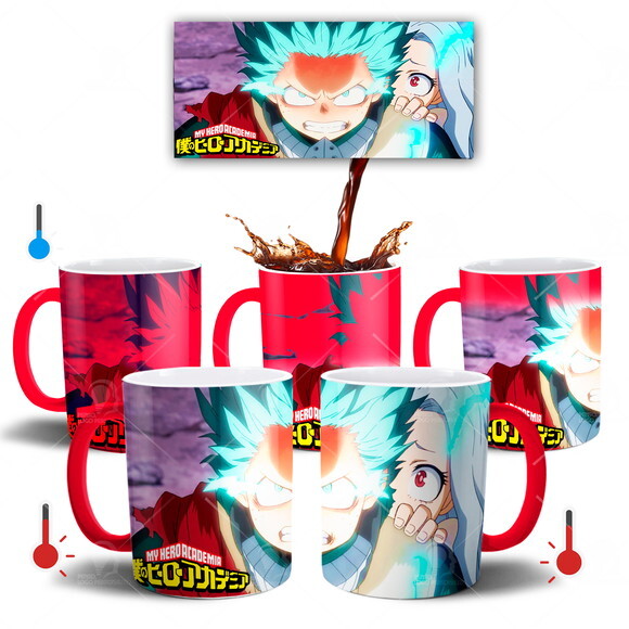 Caneca Mágica Boku No Hero Midoriya One For All 100%