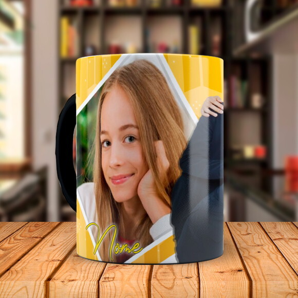 Caneca Mágica Bts K-pop Personalizada com Foto e Nome