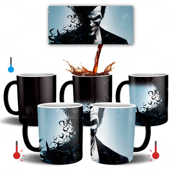 Caneca Mágica Coringa Dc - Mod 001
