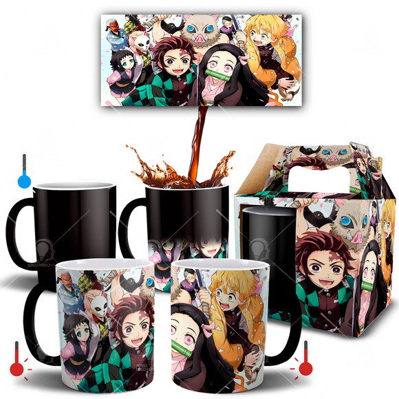 Caneca Mágica Demon Slayer Kimetsu No Yaiba - Mod 001