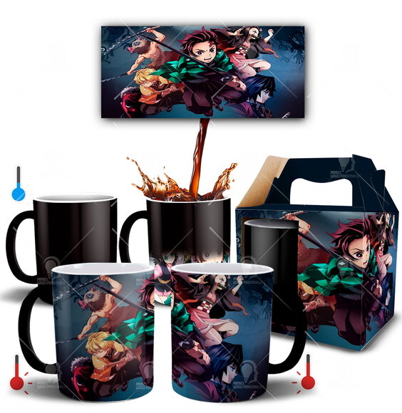Caneca Mágica Demon Slayer Kimetsu No Yaiba - Mod 002