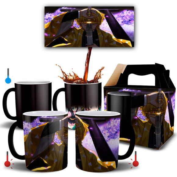Caneca Mágica Demon Slayer Kimetsu No Yaiba - Mod 004