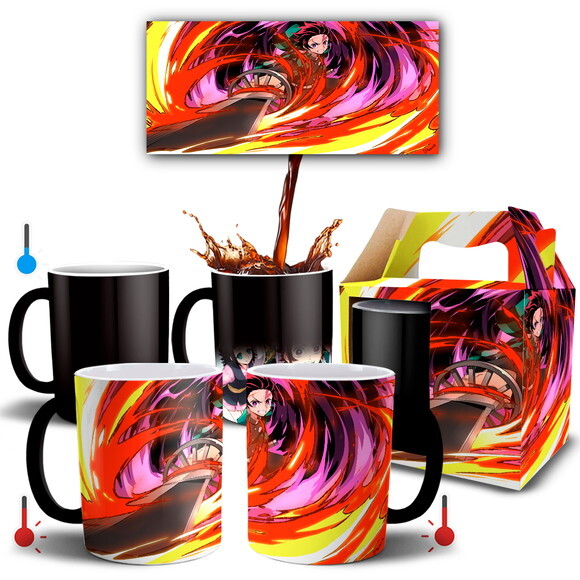 Caneca Mágica Demon Slayer Kimetsu No Yaiba - Mod 006