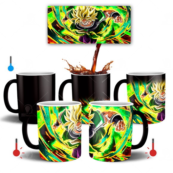 Caneca Mágica Dragon Ball Super Broly SSj Mod 002