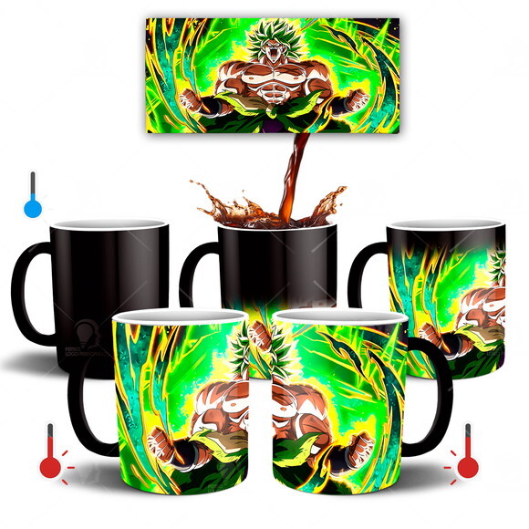 Caneca Mágica Dragon Ball Super Broly SSj Mod 001