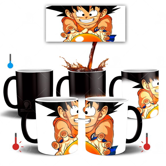 Caneca Mágica Dragon Ball Clássico Goku