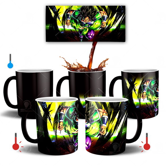 Caneca Mágica Dragon Ball Super Broly SSj Mod 004