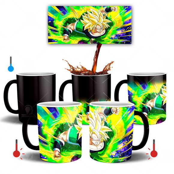 Caneca Mágica Dragon Ball Super Broly SSj Mod 003