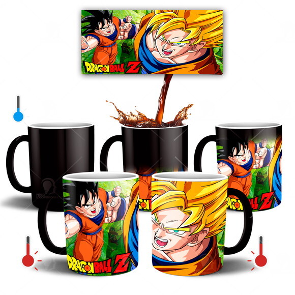 Caneca Mágica Dragon Ball Super Goku super sayajin