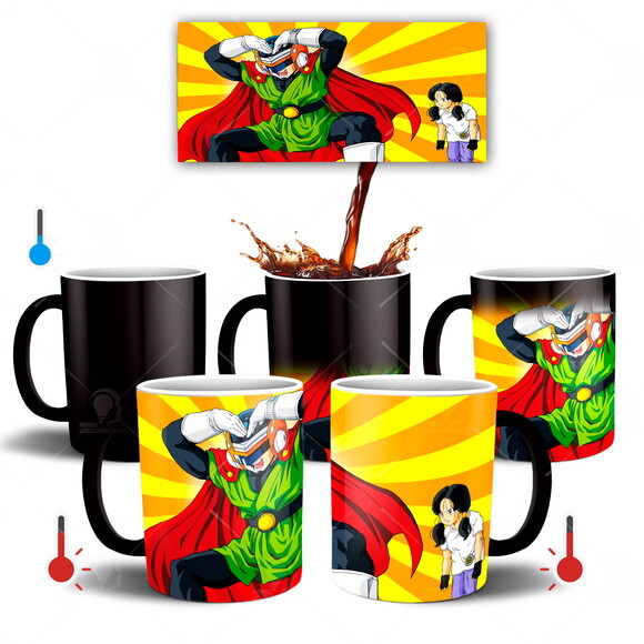 Caneca Mágica Dragon Ball Z Gohan Saiyaman
