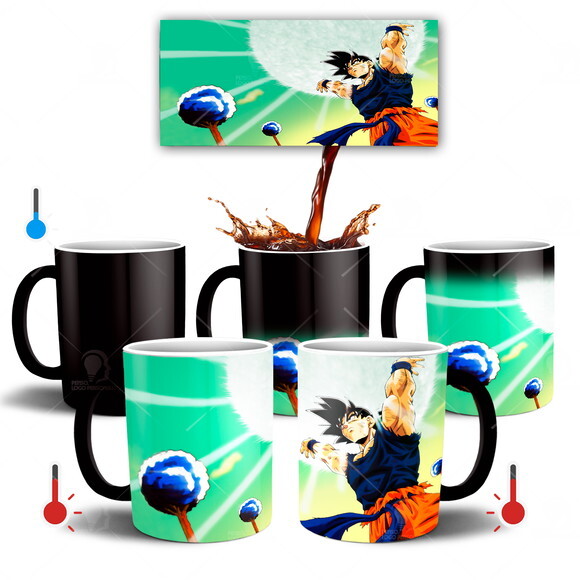 Caneca Mágica Dragon Ball Z Goku Genki Dama
