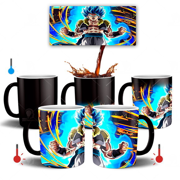 Caneca Mágica Dragon Ball Z Goku Gogeta