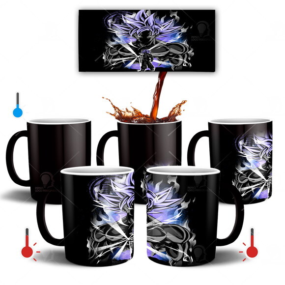 Caneca Mágica Dragon Ball Z Goku Super Sayajin Mod 003