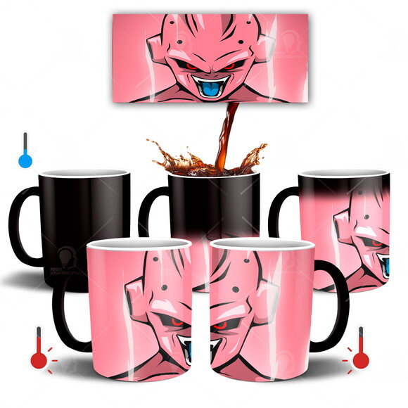 Caneca Mágica Dragon Ball Z Majin Boo Kid Mod 001