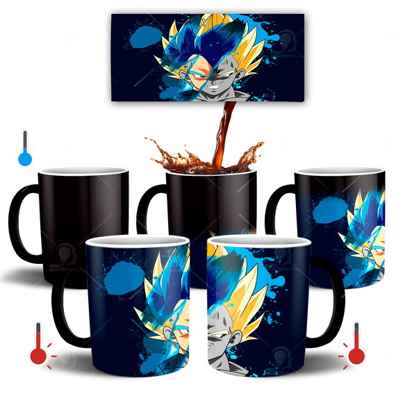 Caneca Mágica Dragon Ball Z Vegeta Majin