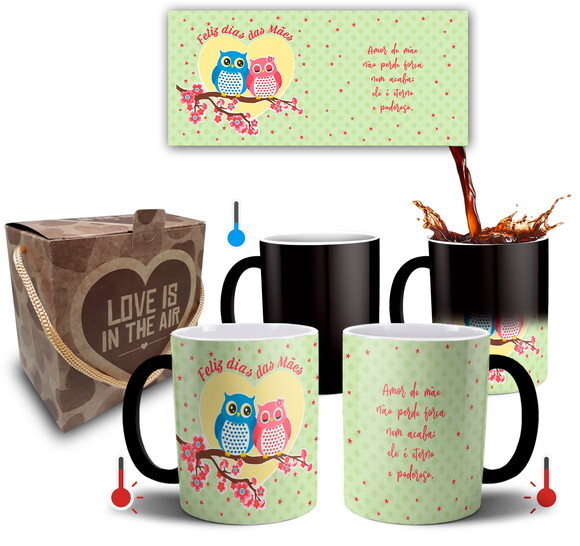 Caneca Mágica Feliz Dia Das Mães - Mod 047