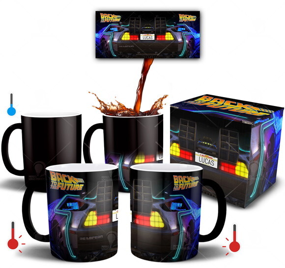 Caneca Mágica Filme De Volta Para O Futuro Com Nome
