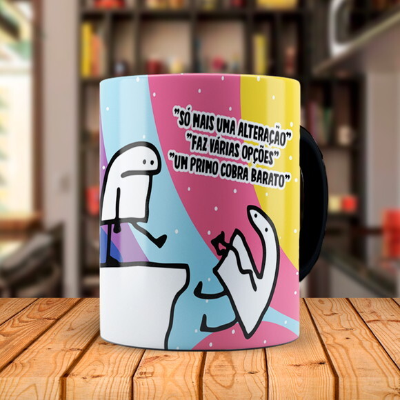 Caneca Mágica Flork Profissão Designer Gráfico com Nome