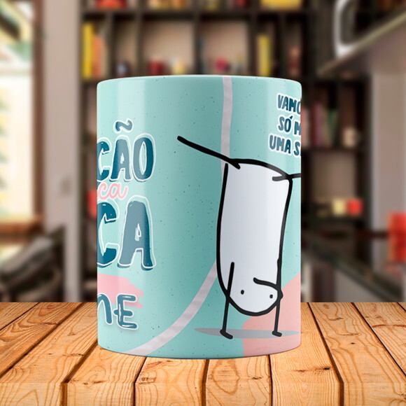 Caneca Mágica Flork Profissão Educação Física com Nome
