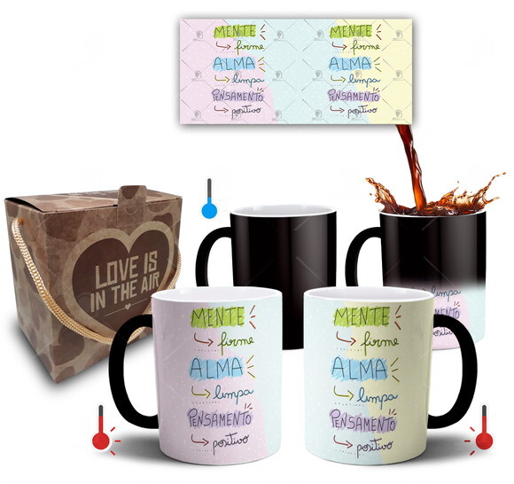 Caneca Mágica Frases Inspiradoras Motivação Gratidão Foco Fé